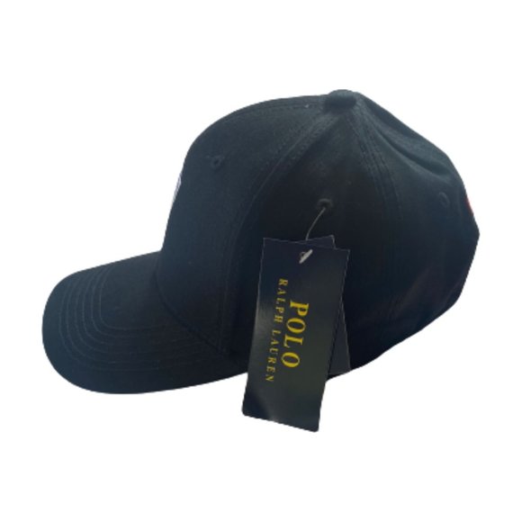 NWT Polo Ralph Lauren Dark Gray Classic Cotton Baseball Cap Logo Embroidered - Picture 3 of 6